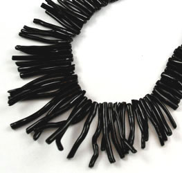 Black coral collar